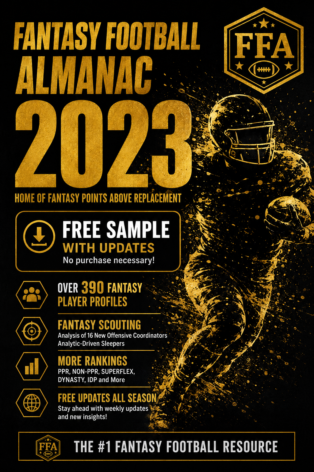 2023 Fantasy Football Almanac + FREE SAMPLE