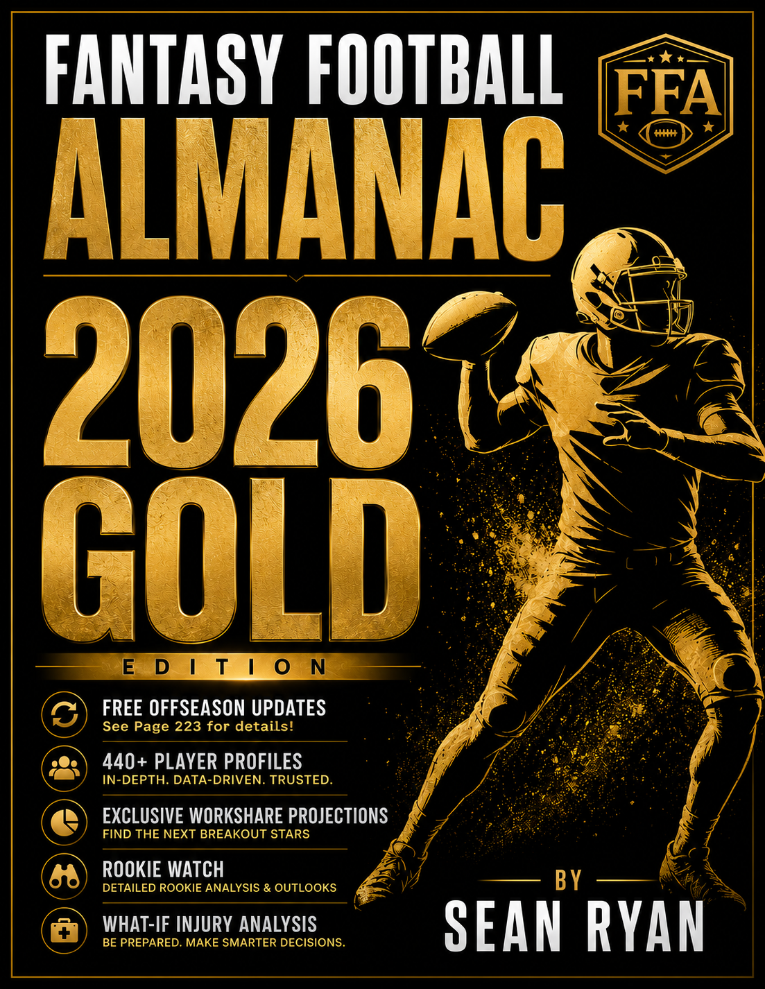 2026 Fantasy Football Almanac Gold Edition - DIGITAL DOWNLOAD