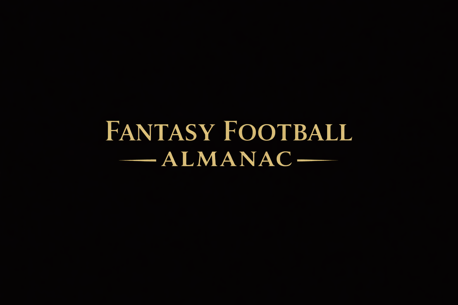 Fantasy Football Almanac